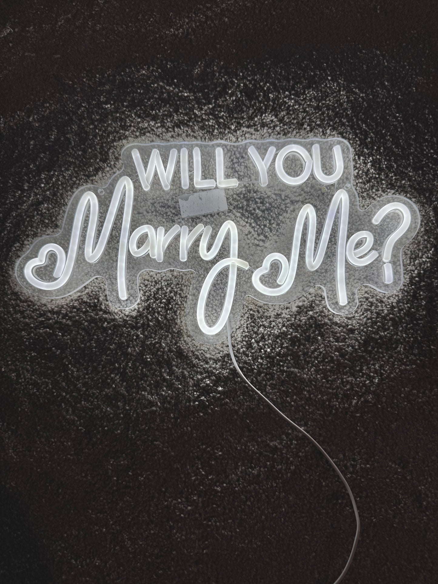 “Will You Marry Me?” LED Light